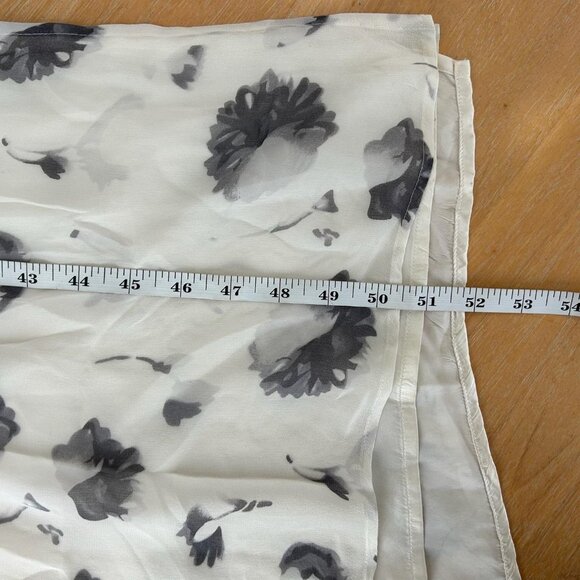 Anthropologie Isabella Bird 2 Piece Dress Set 10 Ivory Floral Silk Maxi Jacket - Picture 10 of 14